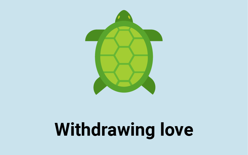 withdrawing love