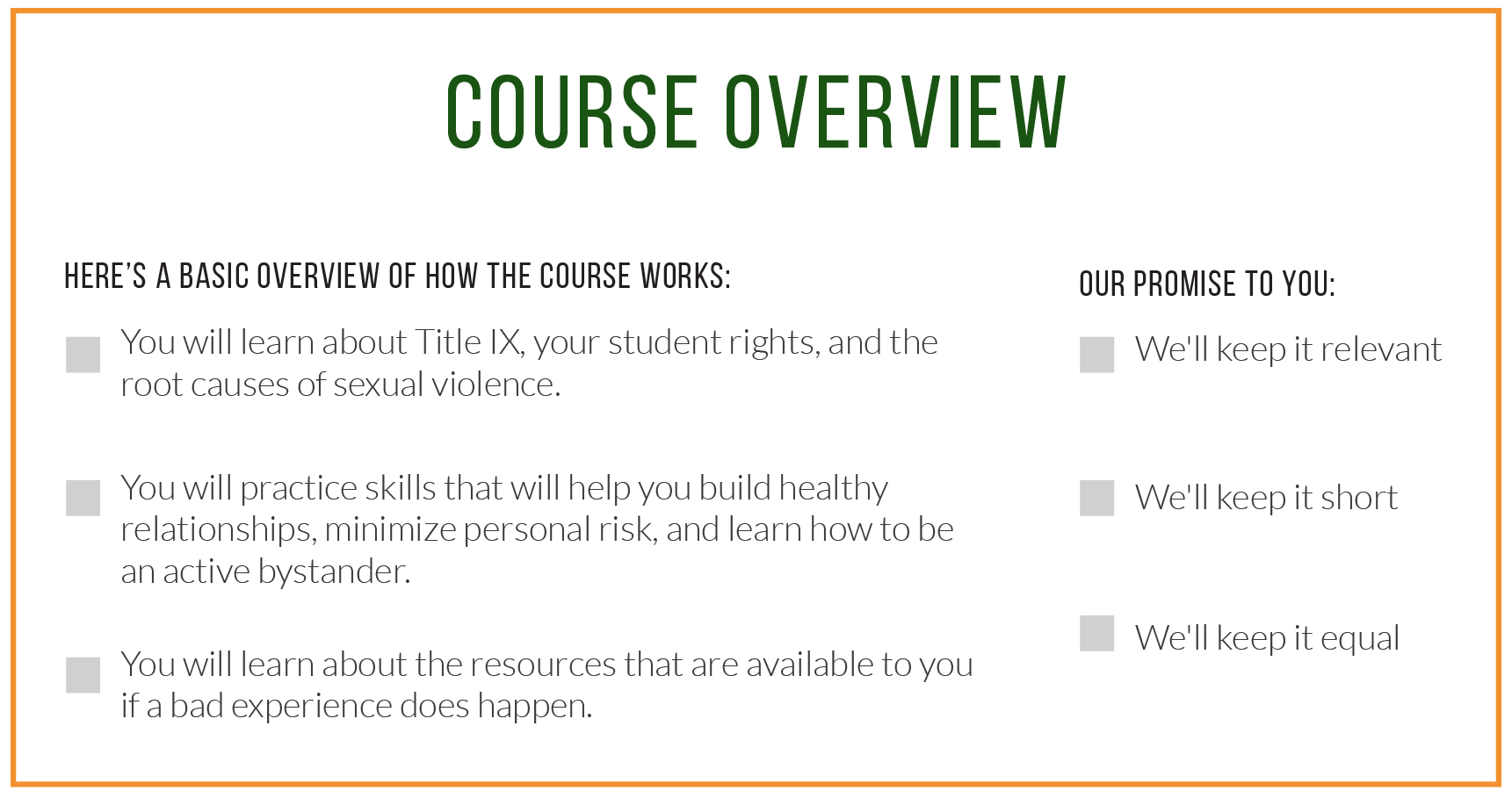 Course Overview graphic